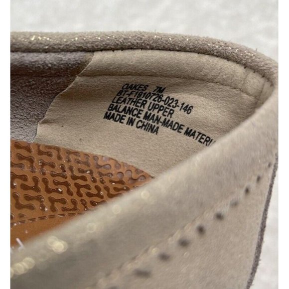 Baretraps Posture Comfort Perforated Leather Gold Oakes Loafers Womens Size 7 - Picture 7 of 7